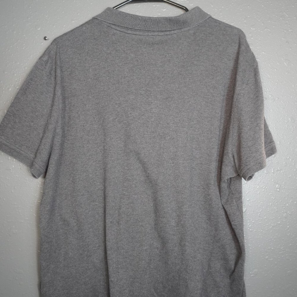 Banana Republic Mens Grey Luxury Touch Slim Fit Collard Polo Shirt Size Large - Picture 2 of 3